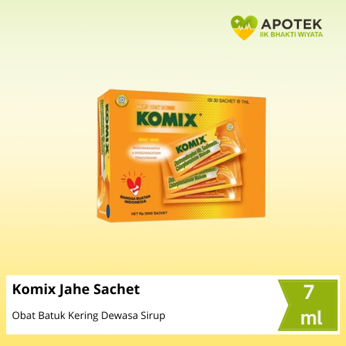 

KOMIX RASA JAHE SACHET 7 ML