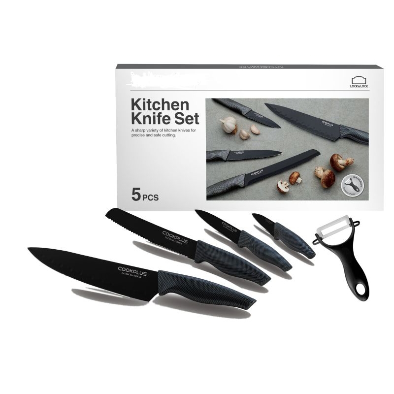 Lock And Lock Kitchen Knife Set 5 Pcs