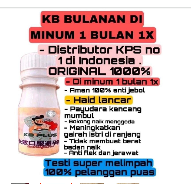 Pil KPS Kabe Plus Super Melancarkan Haid Anti Bobol Anti Flek Anti Gendut