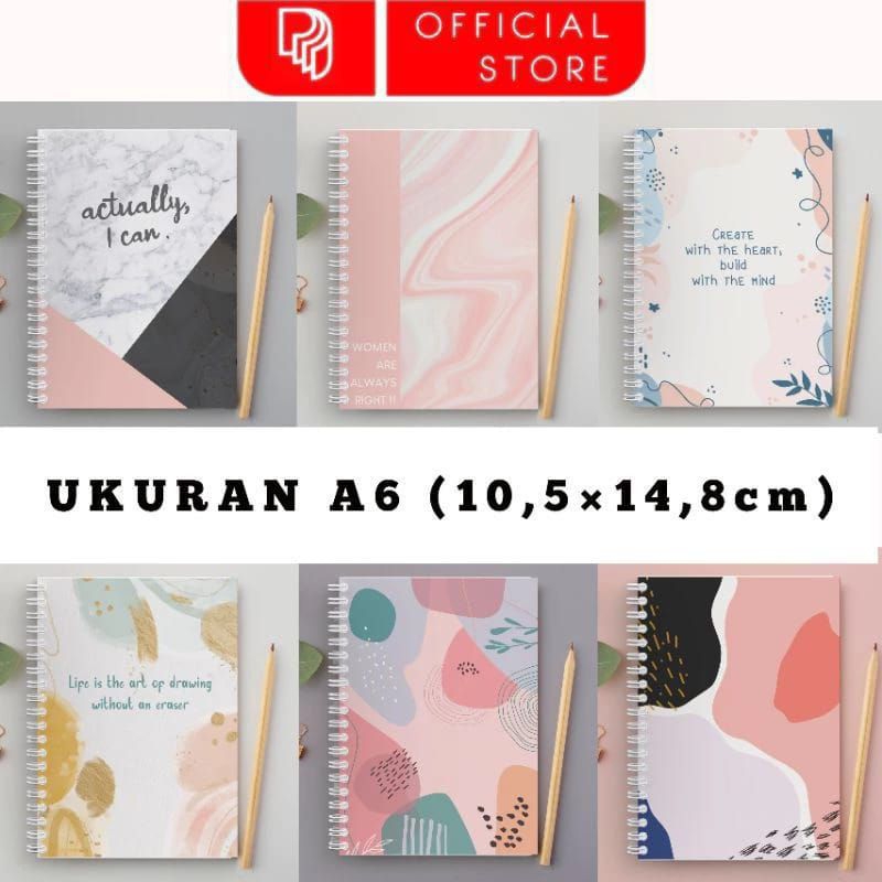 

notebook a6 / notebook notepad / notebook diary agenda buku catatan / notebook line,blank,grid,dotted