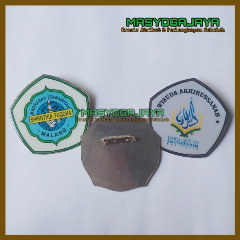 Pin Gordon Stainless Peniti / Medali Wisuda Custom Grosir Murah - Atribut Sekolah