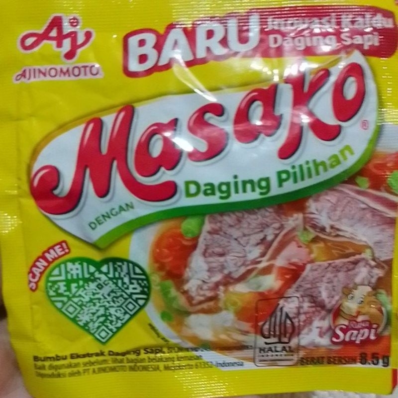 

Masako Terlaris sapi dan ayam 1 renceng