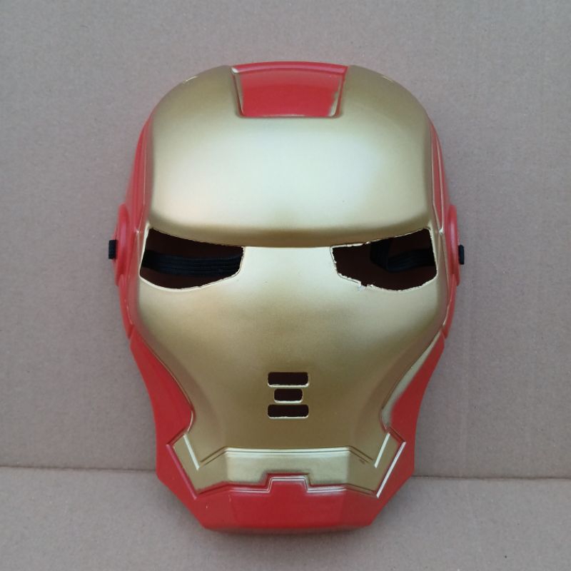 topeng iron man 1 pcs 20x15cm mainan
