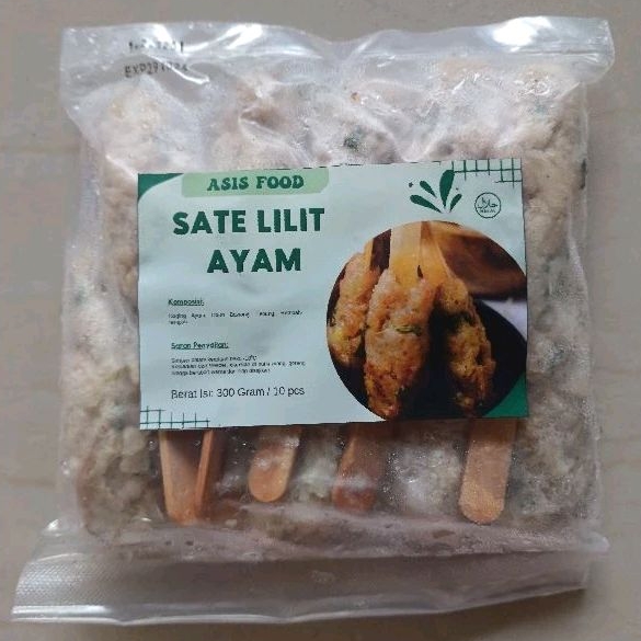 

ASIS FOOD Sate Lilit Ayam Frozen isi 10 pcs