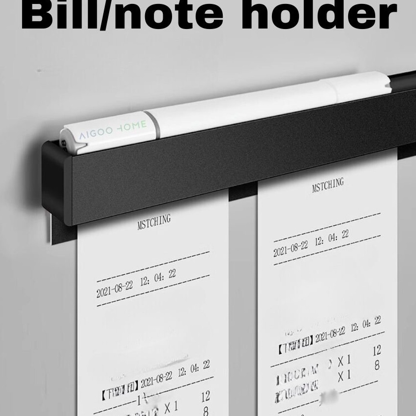 

Bill Holder Capitan Nota aluminium penjepit kes bon