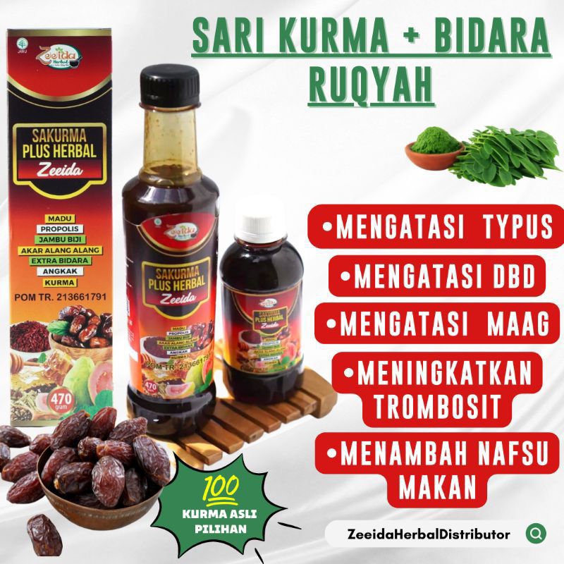 

SARI KURMA ANGKAK Plus madu + propolis dll