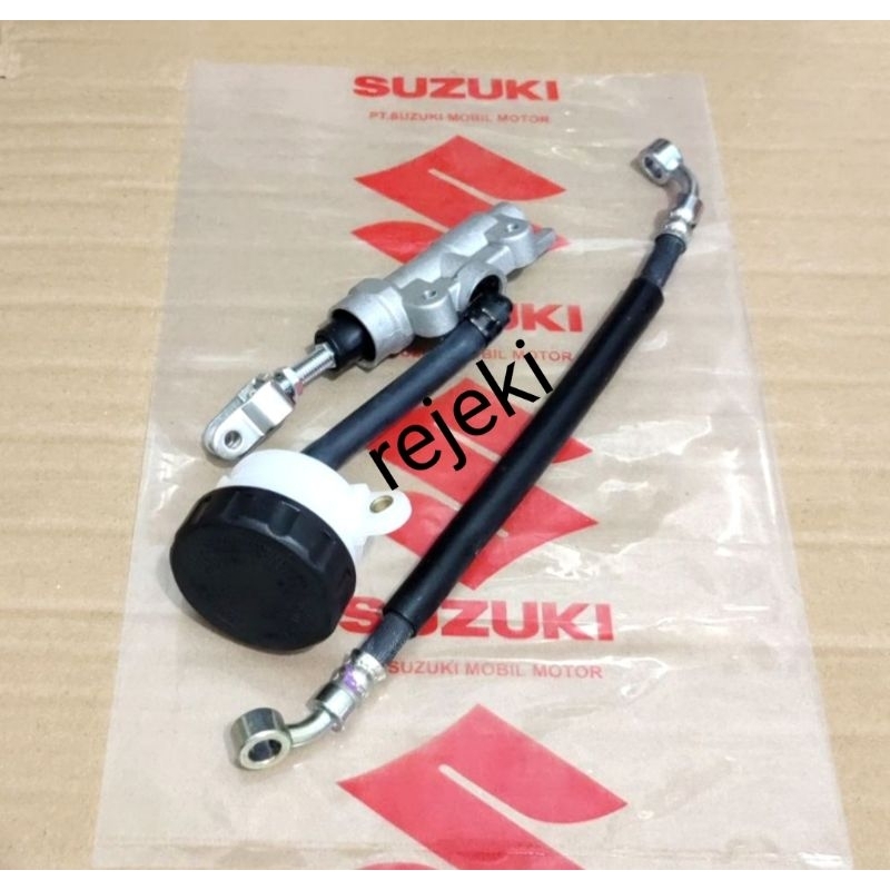 TONJOKAN MASTE REM PLUS SELANG REM(30cm)BELAKANG SUZUKI SATRIA FU