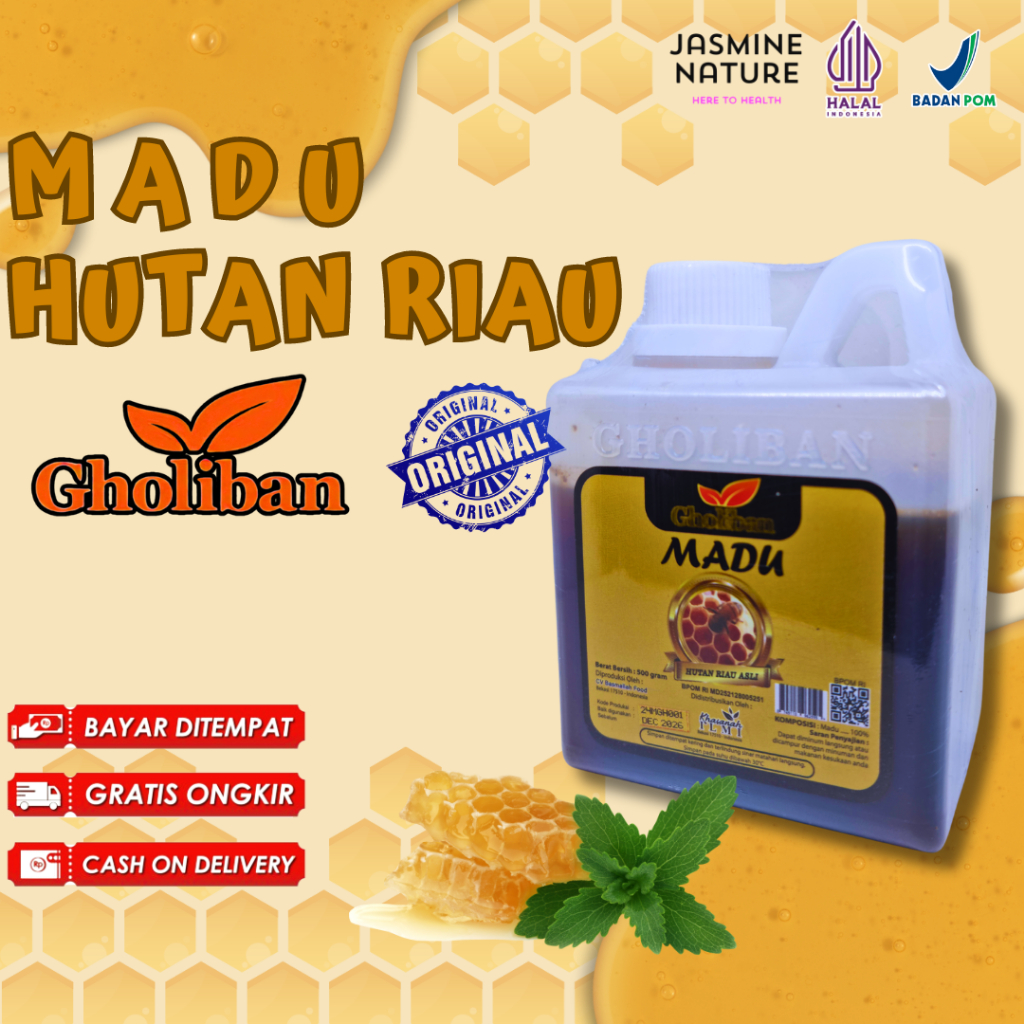 

Madu Hutan RIAU Gholiban 500 Gram Original