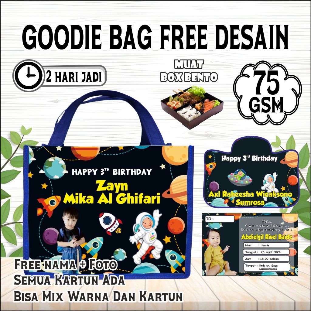 

PAKET ULANG TAHUN/Paket bingkisan snack ulang tahun anak murah praktis/goodie bag ulang tahun/tas ulang tahun anak