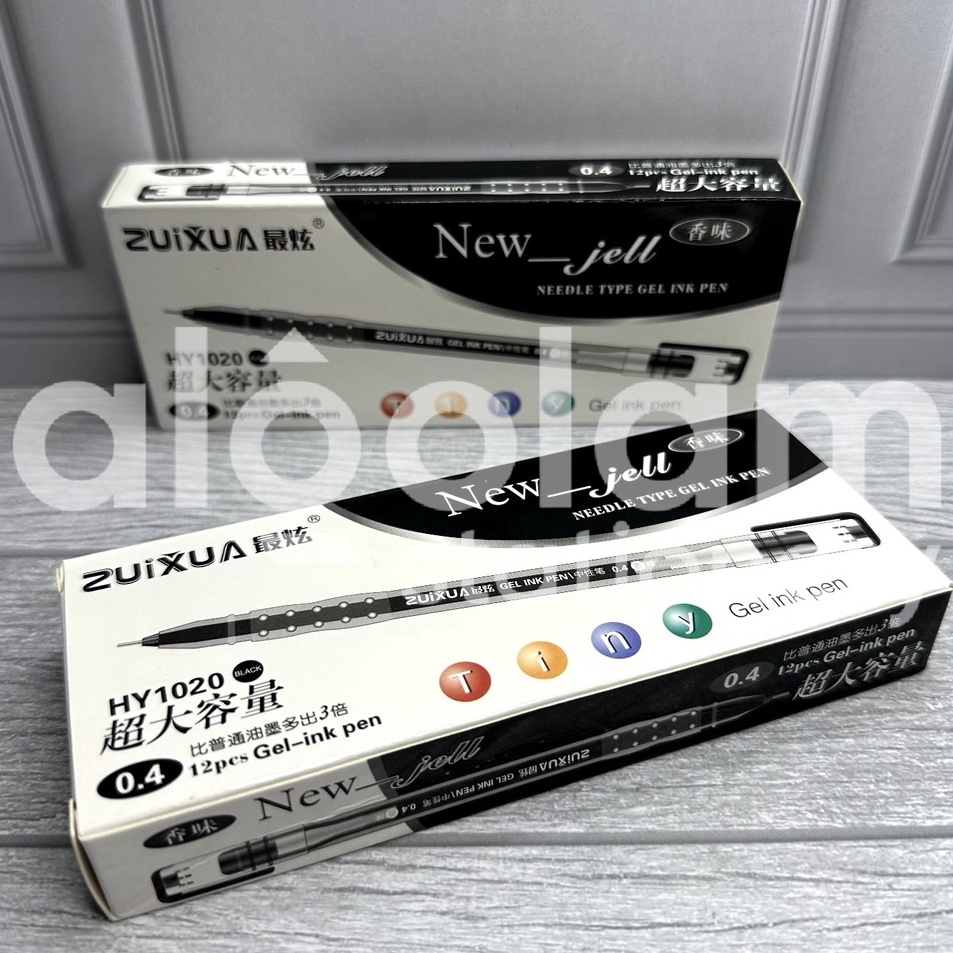 

Pasti Tertarik SELUSIN 12 PCS New Gel Pulpen Zuixua 4 mm Gel Pen Zuixua VanArt 4mm