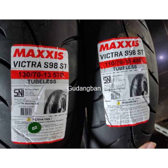 Keluaran Terbaru  READY STOCK  Paket ban maxxis victra uk 11 7 13 dan 13 7 13 TUBELESS motor nmax de