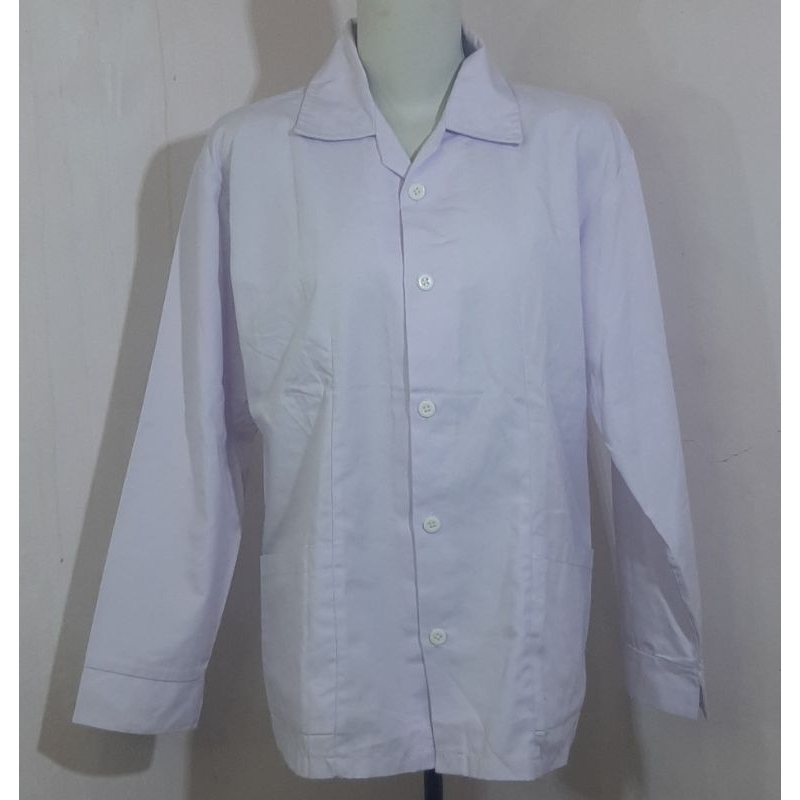 KEMEJA SERAGAM BAJU DINAS WANITA BAJU PPL BAJU BDH BAJU MAGANG WARNA PUTIH ASN PERAWAT SEKOLAH SMA S