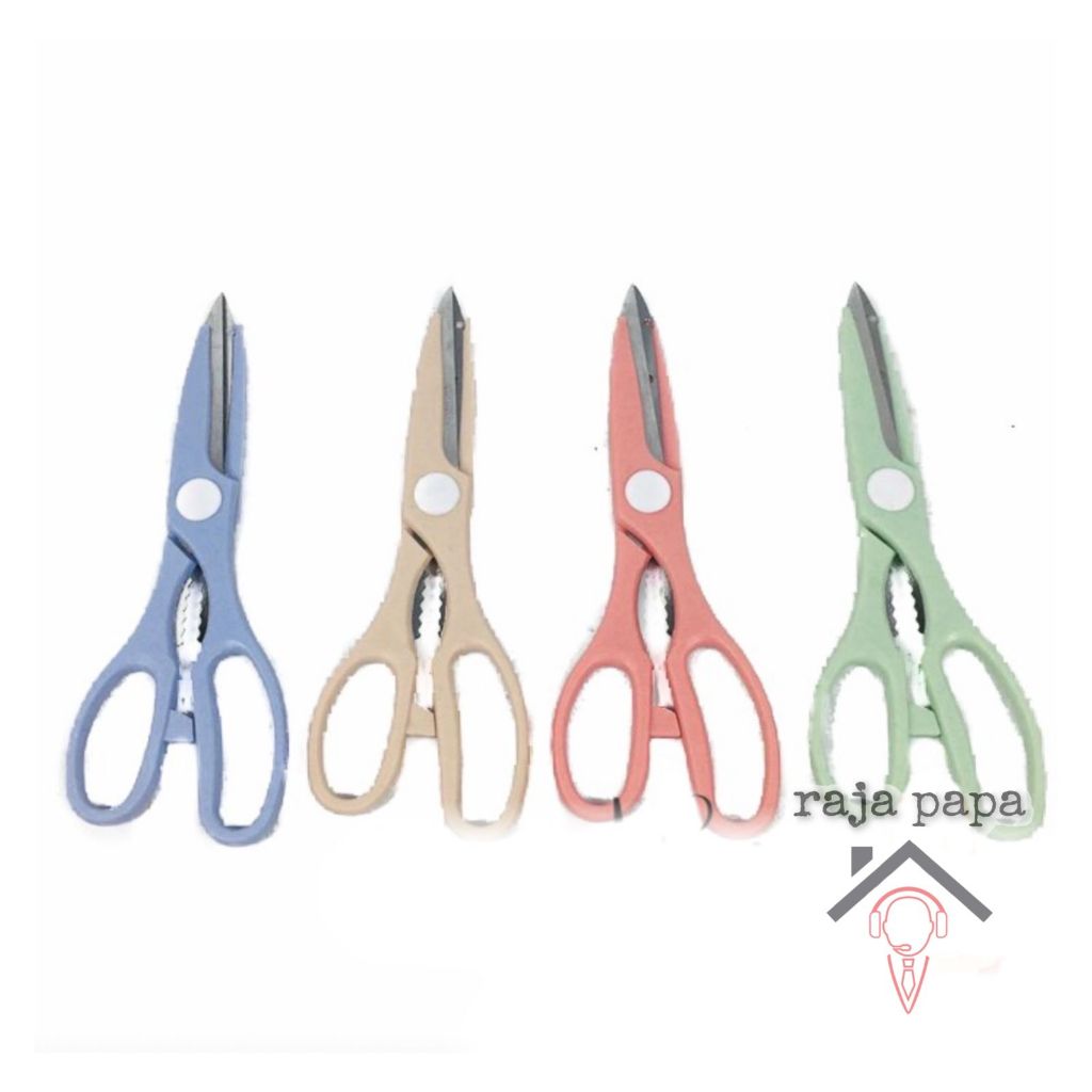 

MH Gunting Warna Bahan Stainles Plastik Tajam Tebal