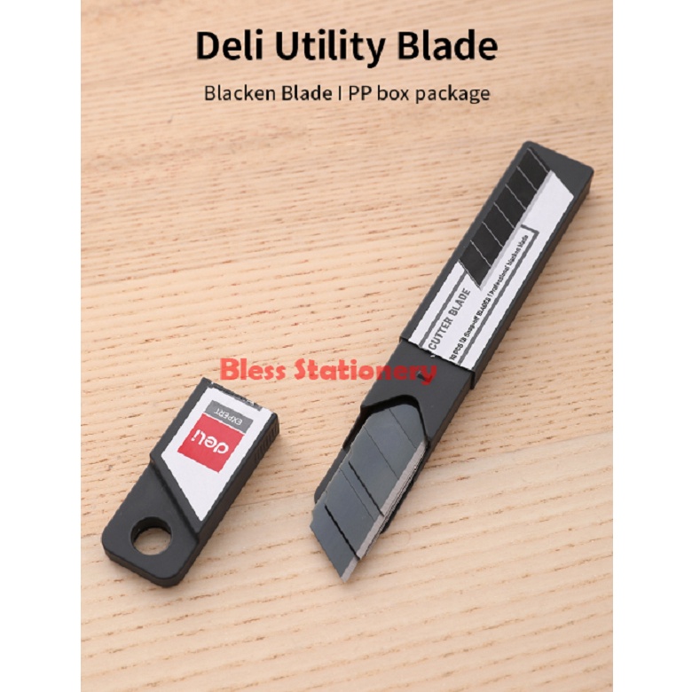 

Special Limited isi cutter BESAR hitam DELI isi ulang cuter BESAR hitam Black cutter blade refill