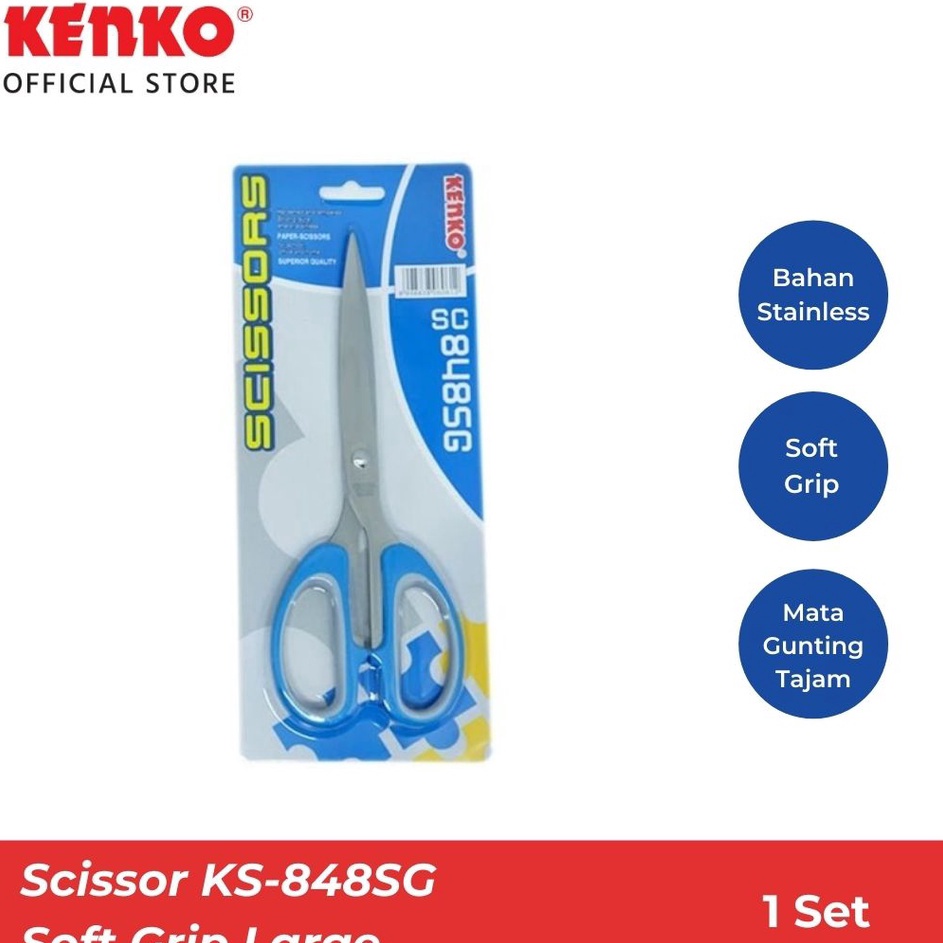 

Harga Laris Kenko Scissor Gunting Soft Grip Large KS848SG