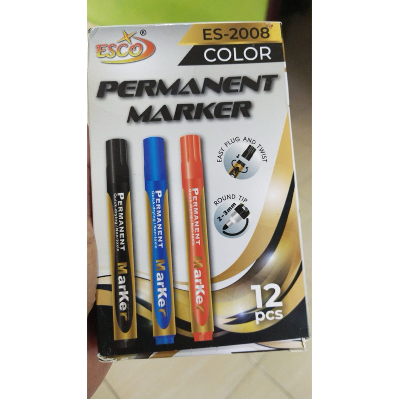 

1 pcs spidol hitam montana permanent