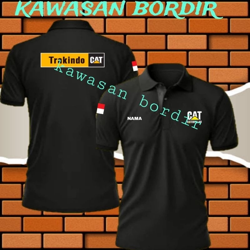 Terbaru polo shirt Trakindo kaos Trakindo polo Caterpillar kaos Caterpillar baju Trakindo baju Cater