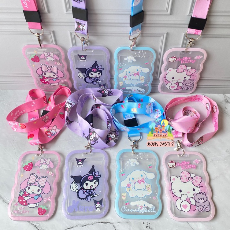 

Promo Terbaru Lanyard ID CARD sanrio kuromi melody cinamoroll hello kitty