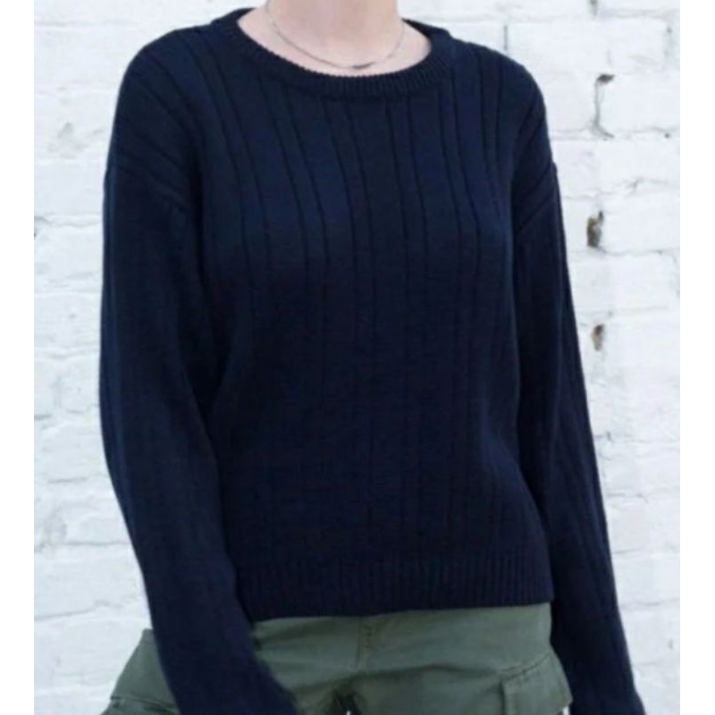 SWEATER BASIC NAVY BY GLOBAL WORK