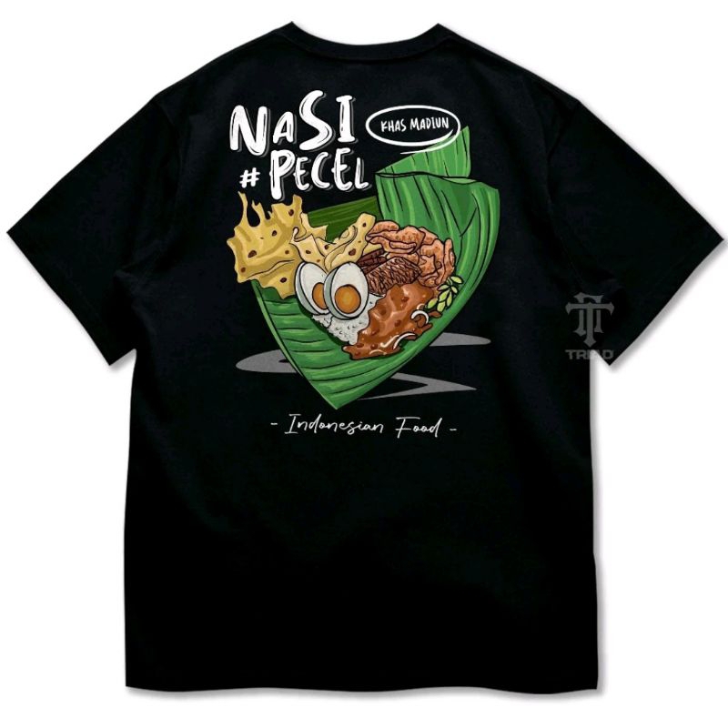 KAOS NASI PECEL KHAS MADIUN INDONESIAN FOOD