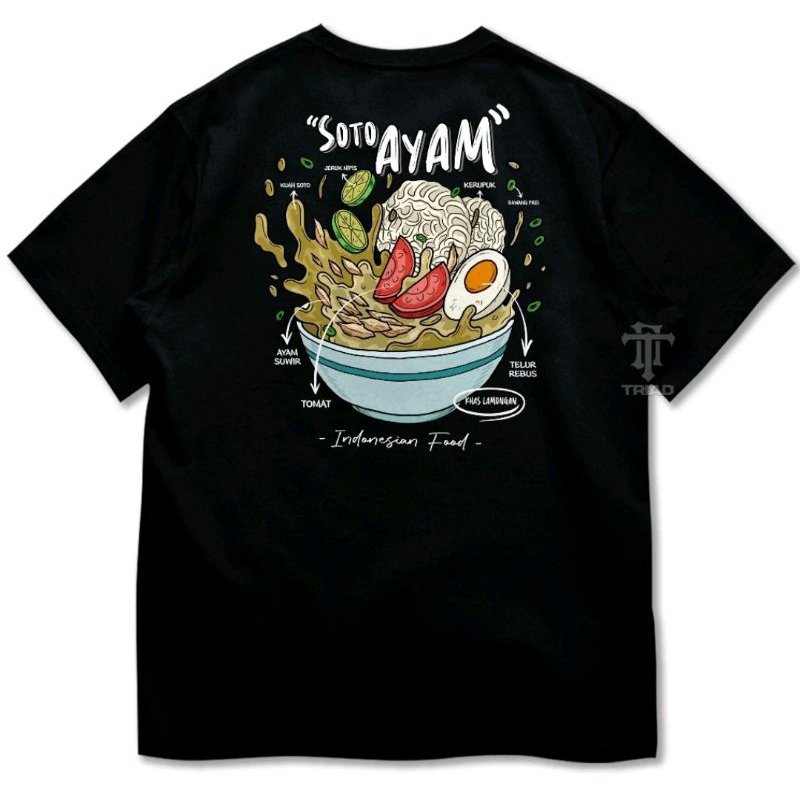 KAOS SOTO AYAM INDONESIAN FOOD