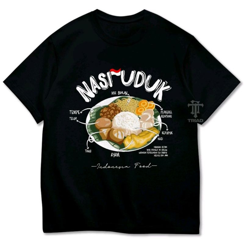 KAOS NASI UDUK INDONESIAN FOOD