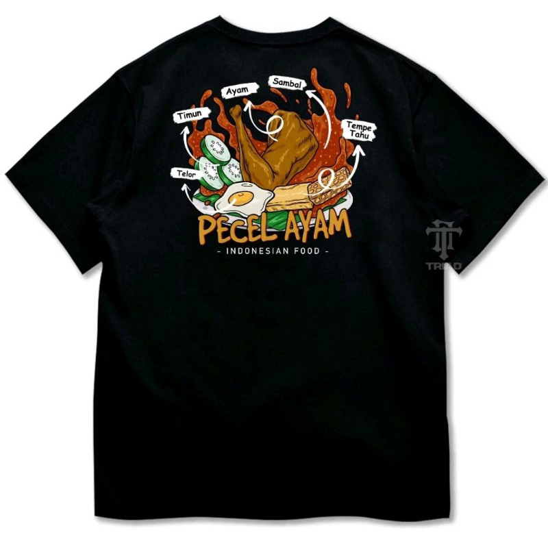 KAOS PECEL AYAM INDONESIAN FOOD