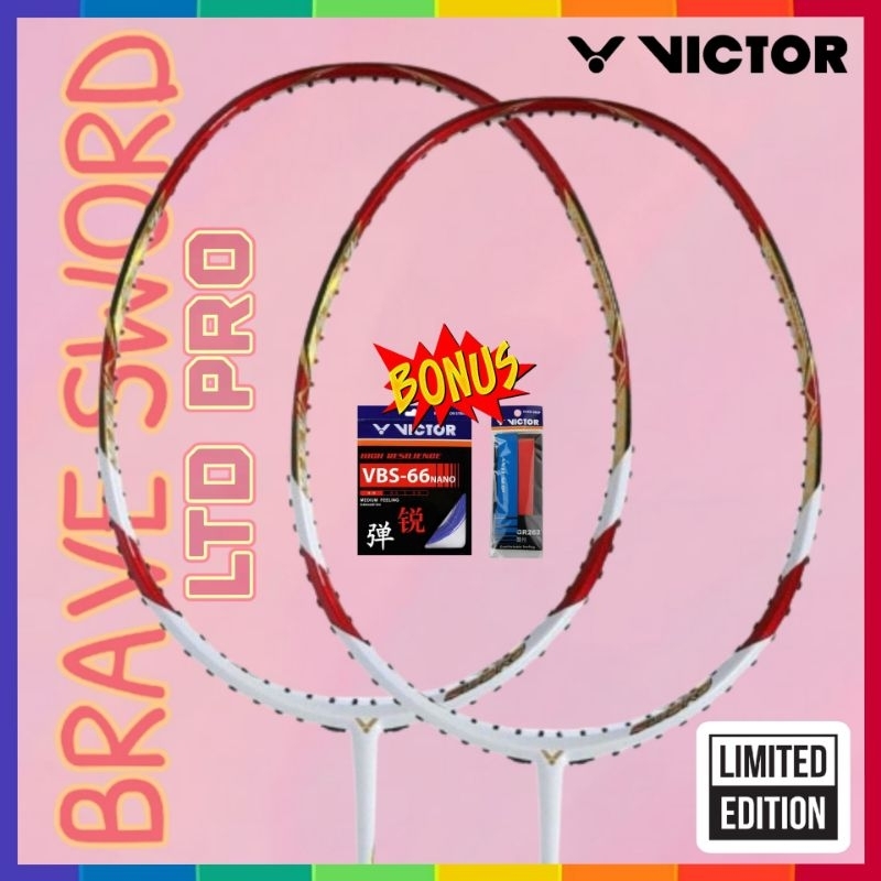 Victor Brave Sword LTD PRO D Badminton Racket | Raket Bulu Tangkis Victor