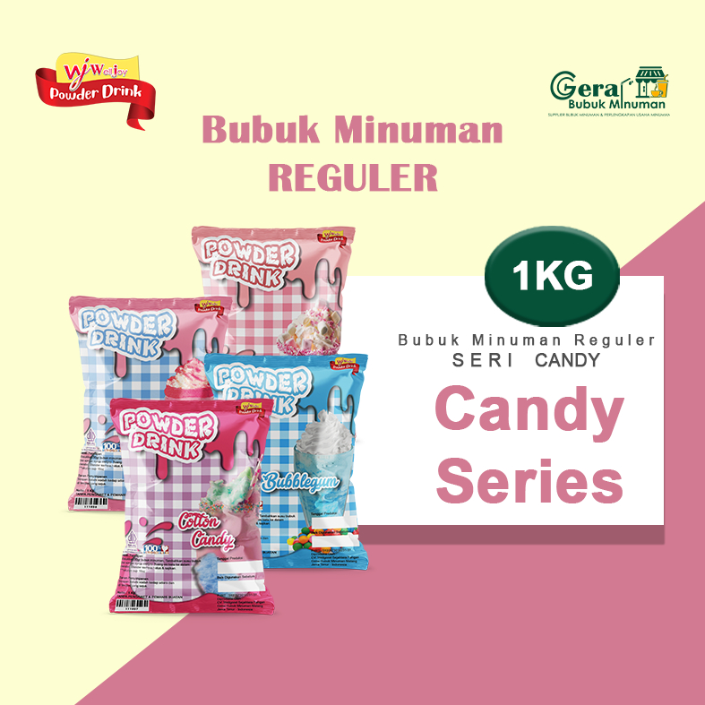 

COD - 1KG Bubuk Minuman REGULER CANDY SERIES