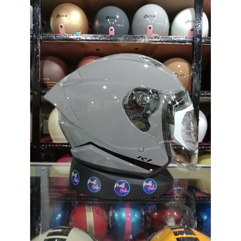 HELM NHK R1 MAX SOLID DOUBLE VISOR