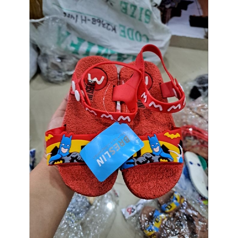 [ GROSIR ] ALFARIZQI - SANDAL SEPATU ANAK KARET SANDAL BATMAN
