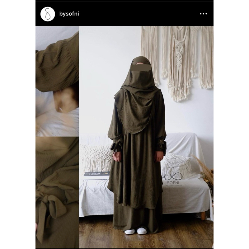 sofni lana tunik preloved (warna hitam)