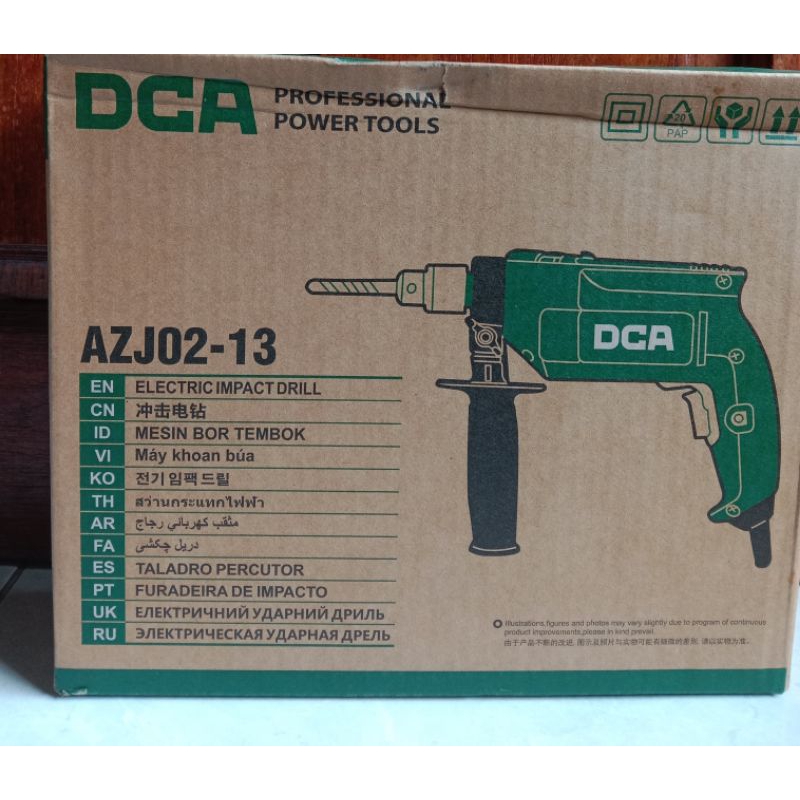 DCA AZJ 02-13 Impact drill variable steel mesin bor tangan listrik 13 MM