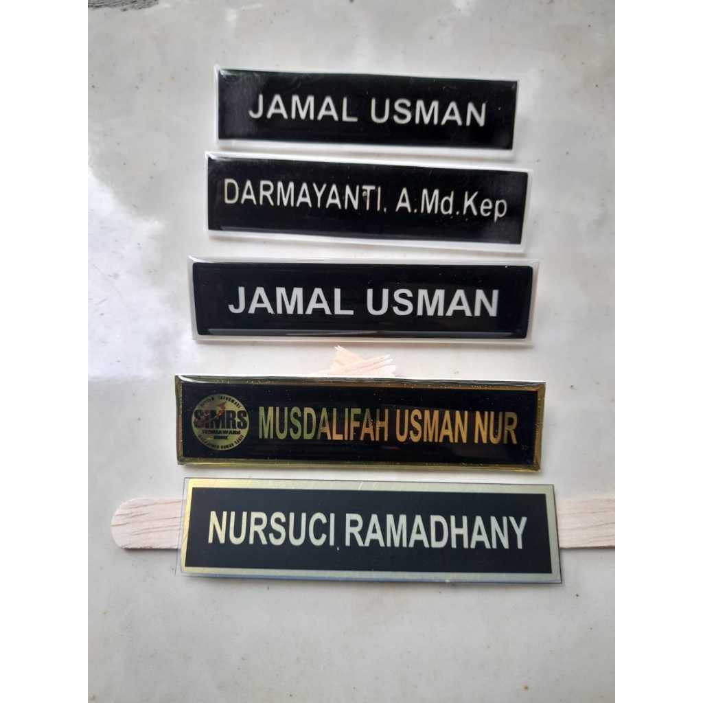 

Papan Nama dada Custem