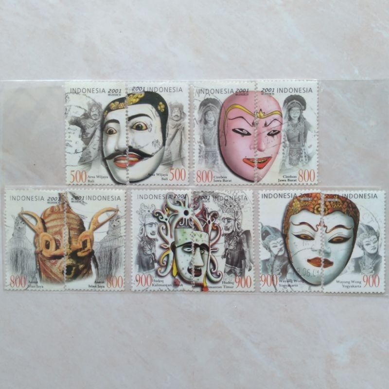 

Perangko Prangko Jadul Set Seri Topeng Indonesia 2001 - YN1535