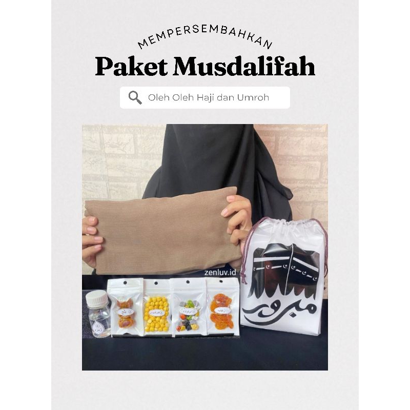 

ZENLUV.ID PAKET MUSDALIFAH OLEH OLEH HAJI UMROH UNIK GROSIR PREMIUM