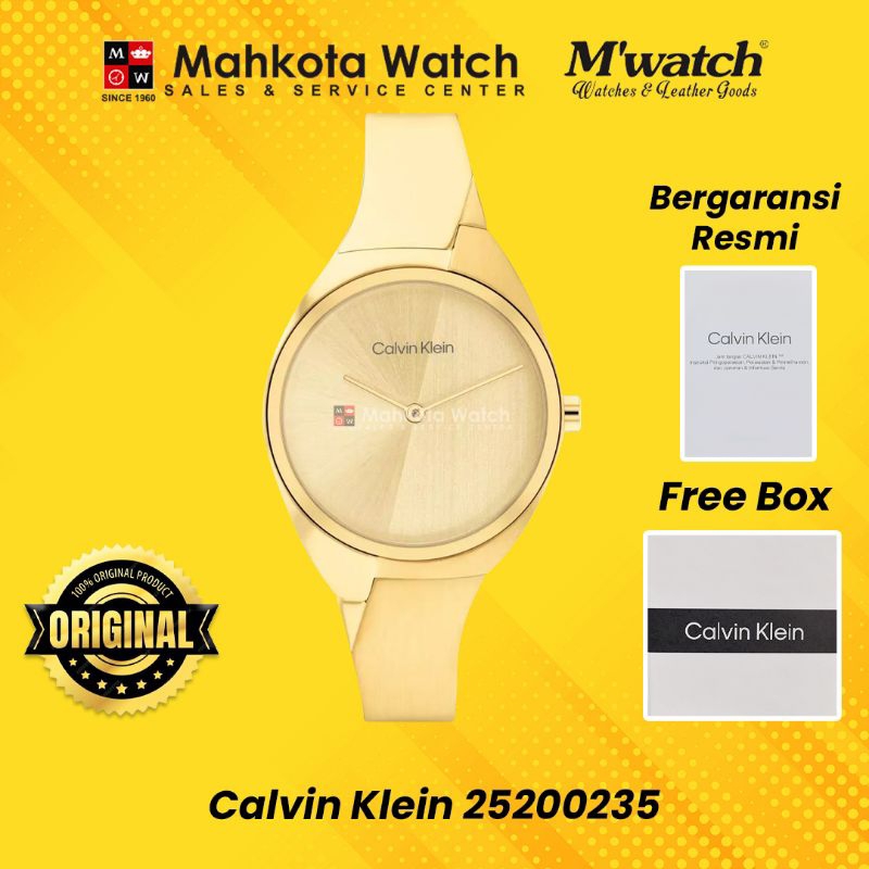 JAM TANGAN WANITA CALVIN KLEIN 25200235 ORIGINAL