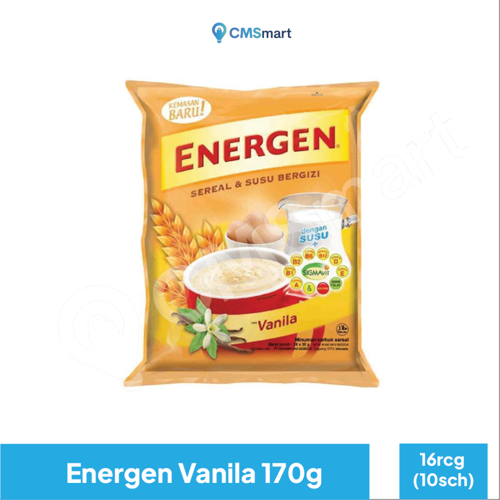 

Energen Sereal Coklat dan Vanila 10 Sachet @35gr