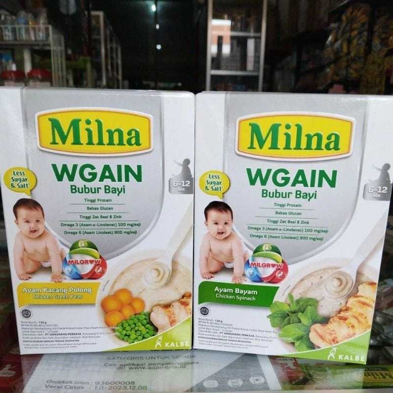 MILNA BUBUR BAYI WGAIN 6-12 BULAN