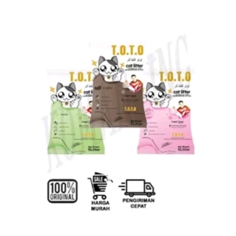 Pasir kucing TOTO 10Liter