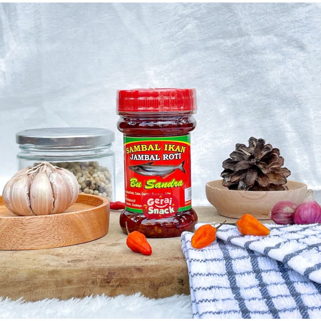 

Sambal Jambal Roti Bu Sandra Oleh2 Khas Surabaya 150gr Best Seller