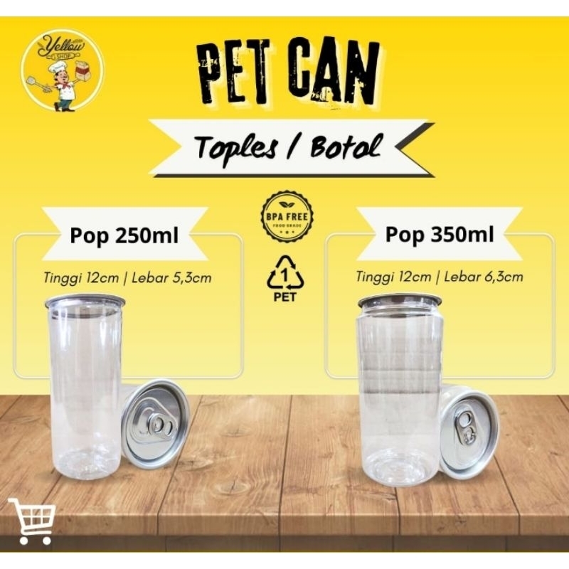 TOPLES/BOTOL PET CAN BEBAGAI MACAM UKURAN