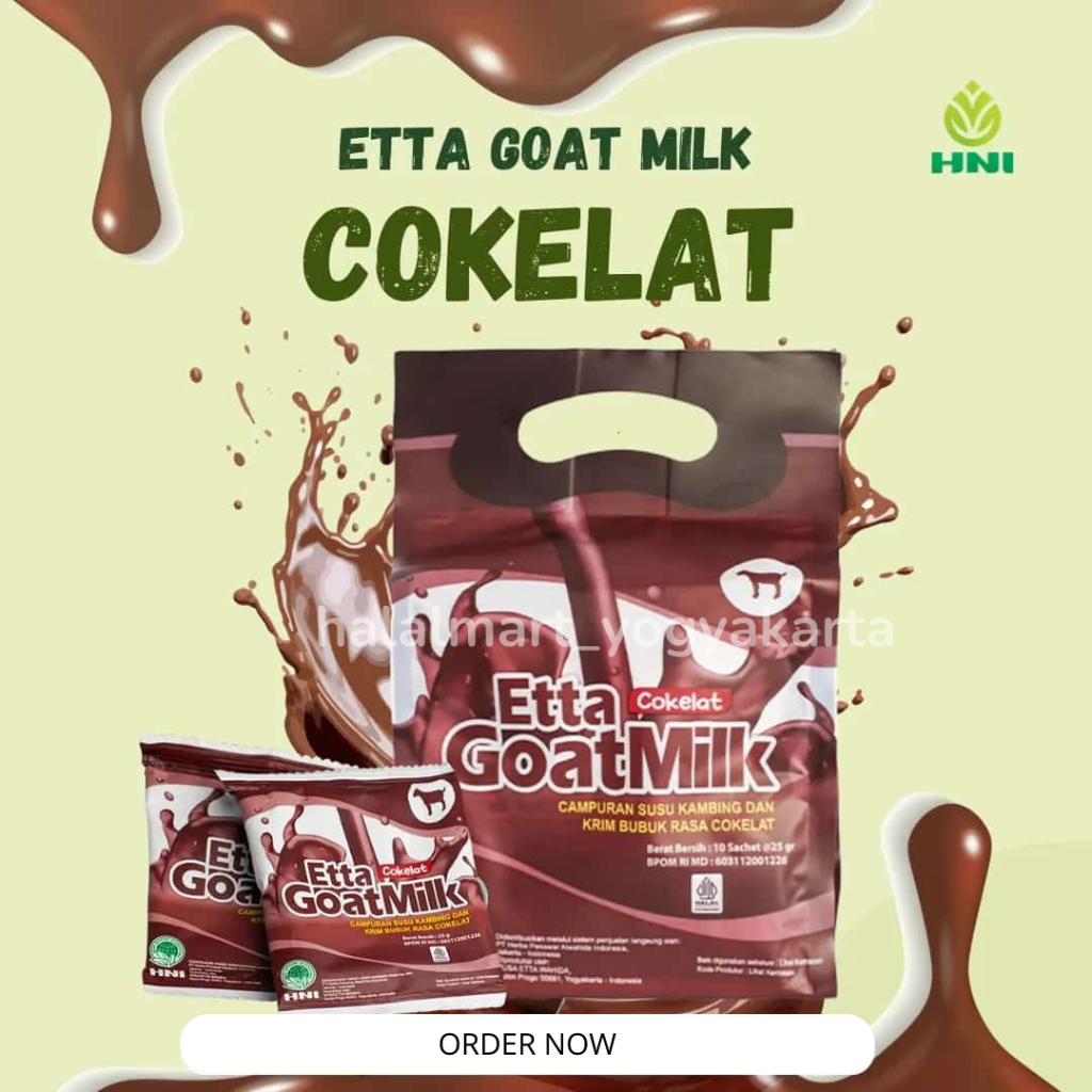 

MENINGKATKAN FUNGSI KOGNITIF - SUSU KAMBING ETTAWA ETTA GOAT MILK COKELAT