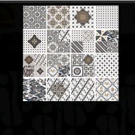 Granit Roman 30x30 dBatik amba (motif Batik Random nuansa klasic,Matt) grade 1