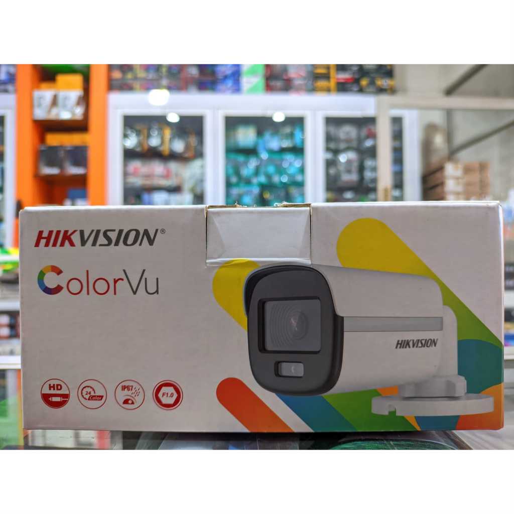 CCTV HIKVISION OUTDOOR DS-2CE10DF0T-PF ColorVu 2.8mm 2mp