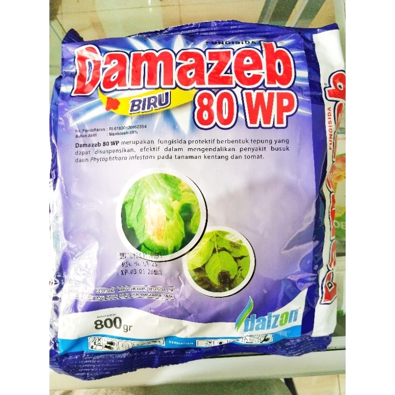 DAMAZEB (Biru) 80wp Fungisida isi 800 Gr