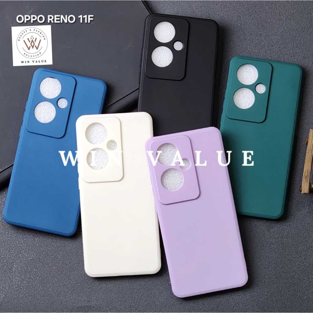 Oppo Reno 11F  Oppo Reno 11 5G Oppo Reno 11 Pro 5G Case Macaron Square Edge / Case Liquid Square Opp