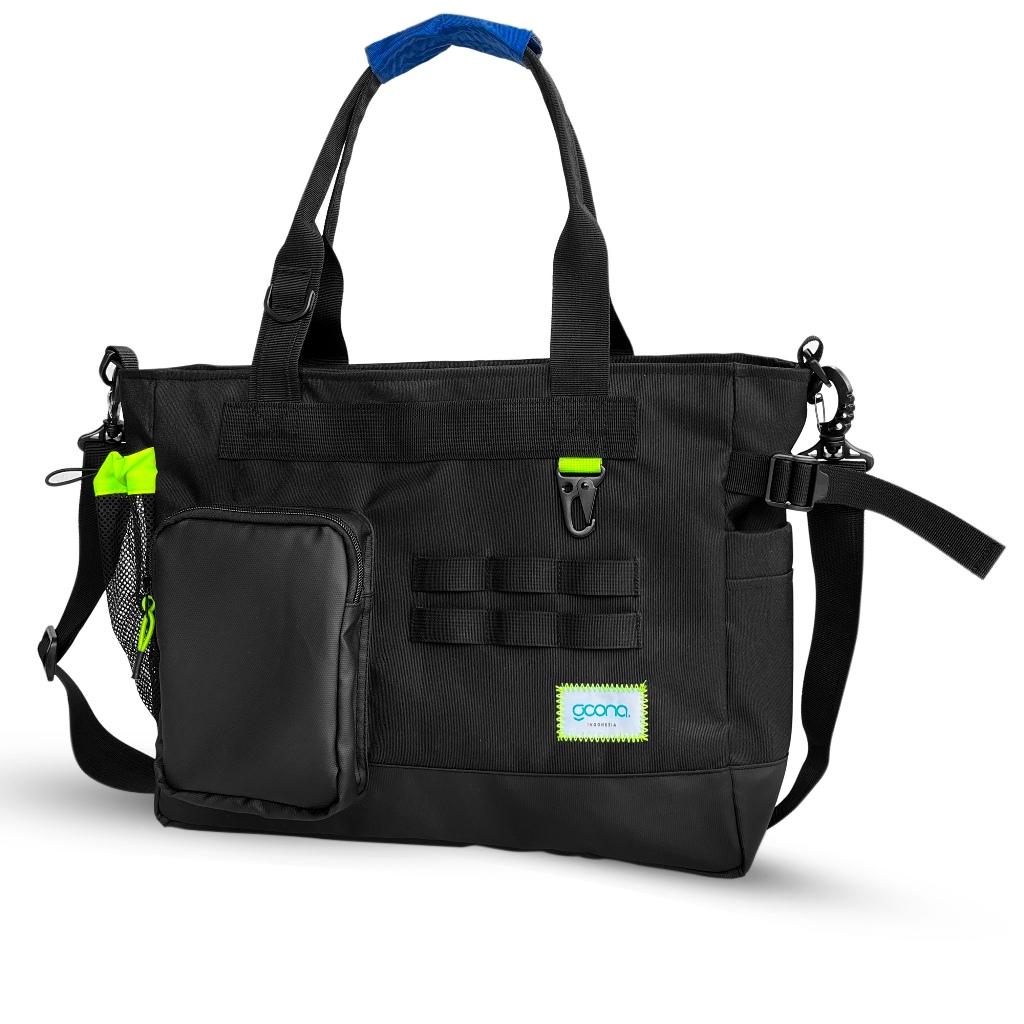 cuci gudang goona - tote bag prejah - tas jinjing laptop unisex - up to 16 inch