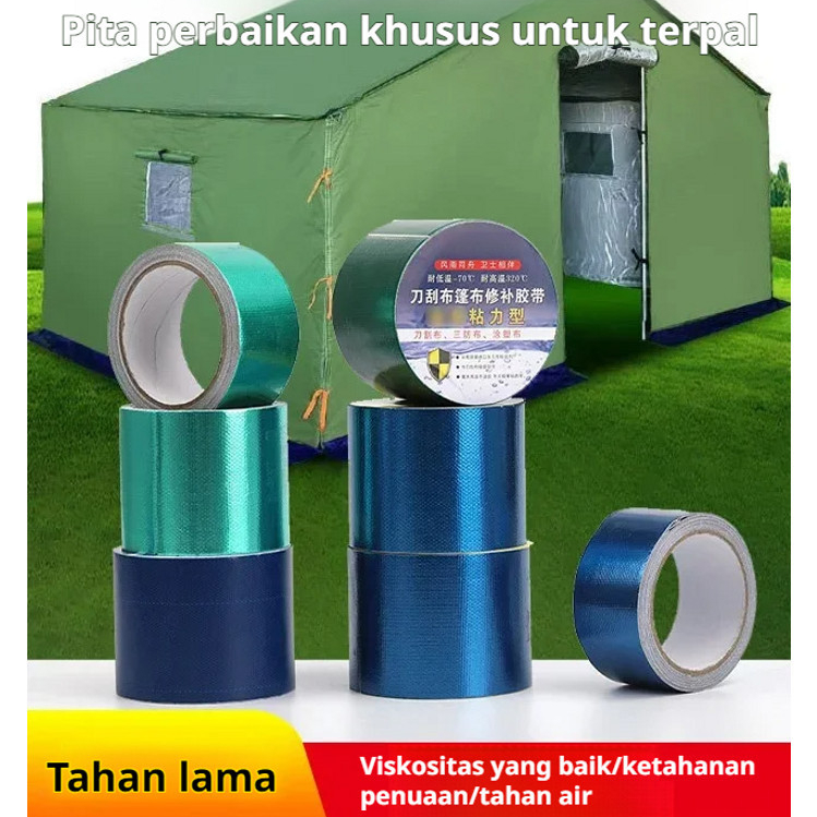 

Industrial Strength Leak Tape with High Tack AntiKnife Tarpaulin and Knife Scratch Cloth