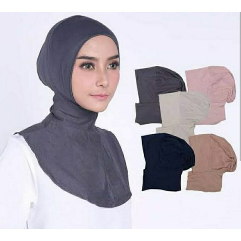 Ciput hijab ninja resleting / Daleman hijab premium / Ciput ninja resleting